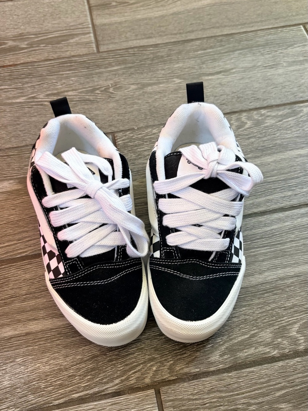 Vans Black & White Checkerboard Sneakers